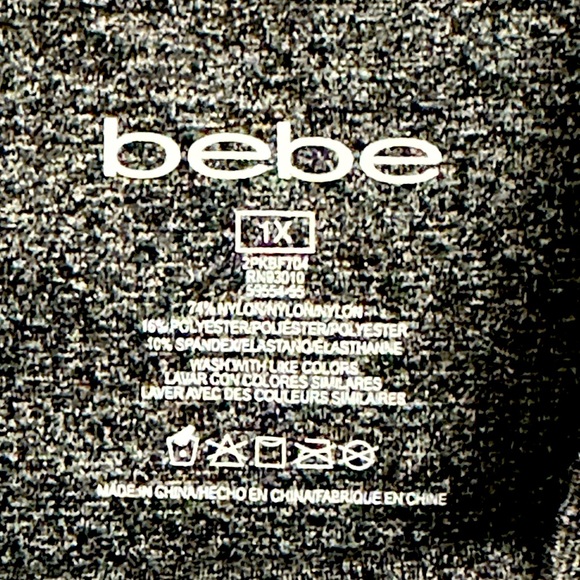 Heather Gray Bebe shape wear. Booty lifting, tummy control.    Never worn!    1X - Picture 3 of 3